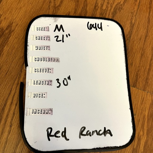 Red Ranch Mens Medium Western Snap Stripes Button Down - Picture 6 of 6